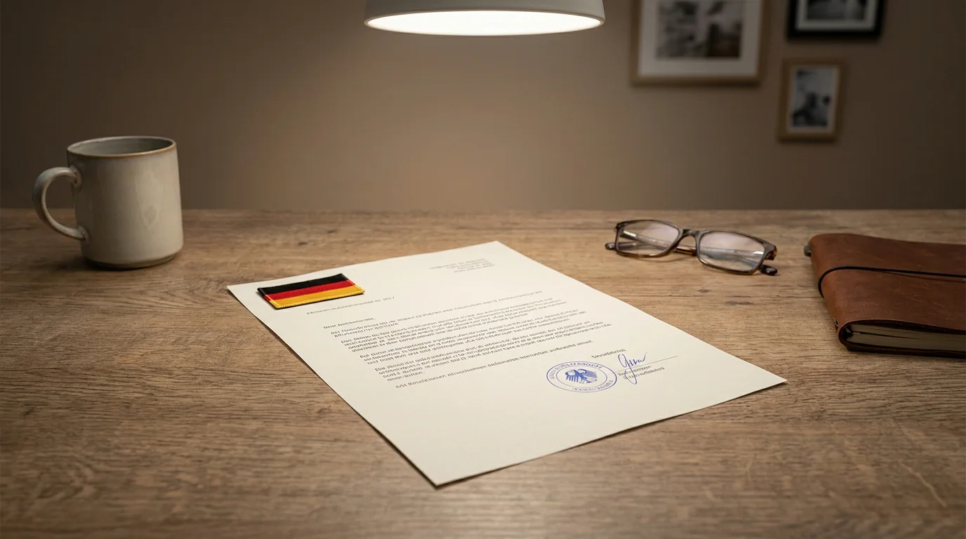 GGL-Whitelist und lizenzierte Anbieter in Deutschland – neutrales Dokument mit Stempel