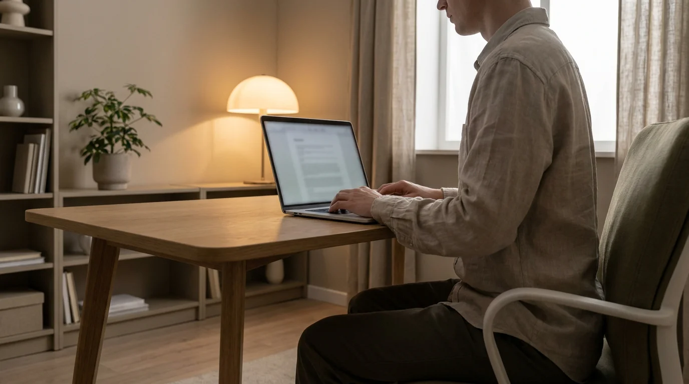 Internationaler Laptop-Bildschirm mit Bonusaktivierung über Bonuscode in einer ruhigen Umgebung
