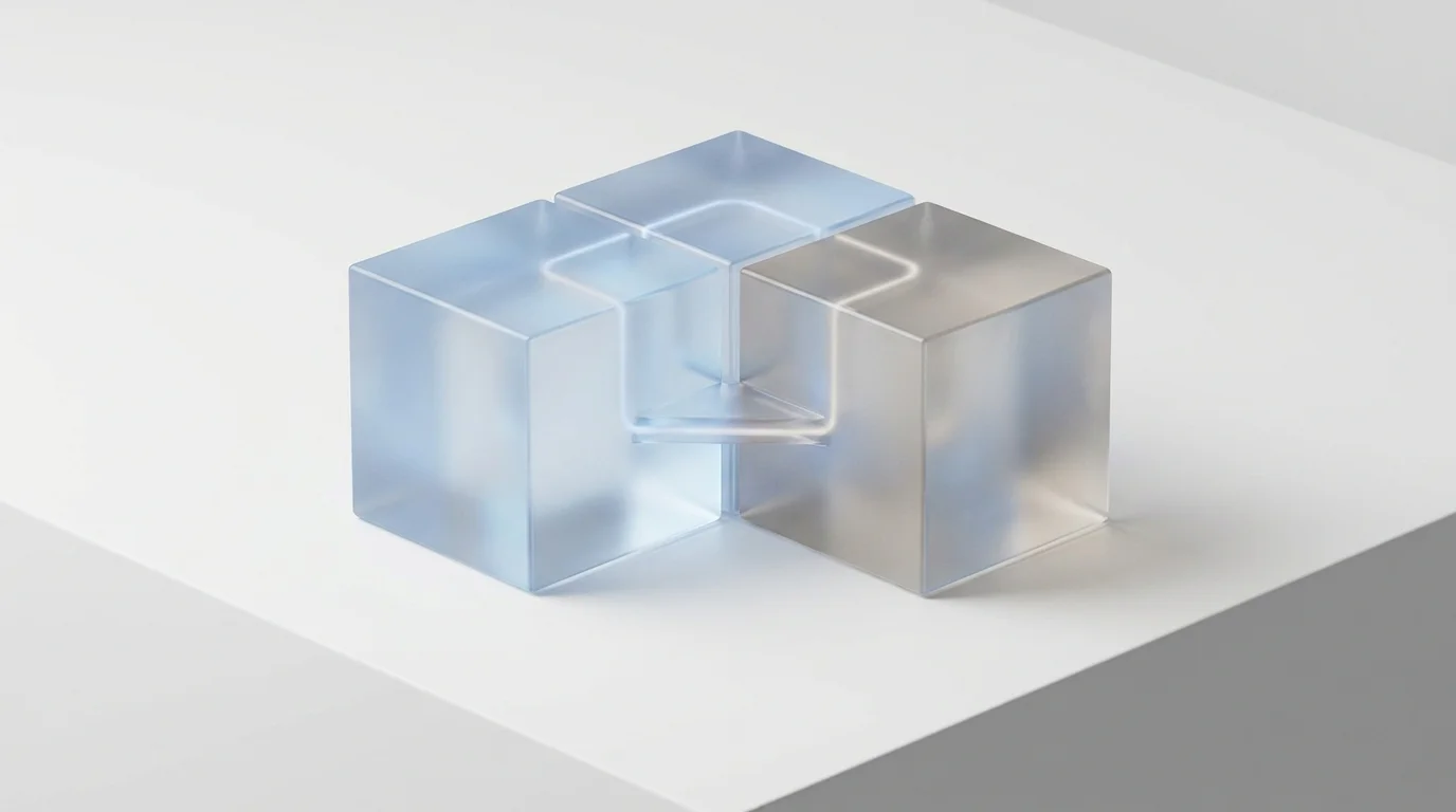 Visualisierung der Schutzmechanismen als vernetztes System aus drei Bausteinen